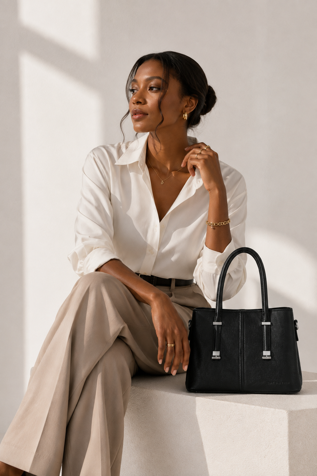 Structured Tote Bag