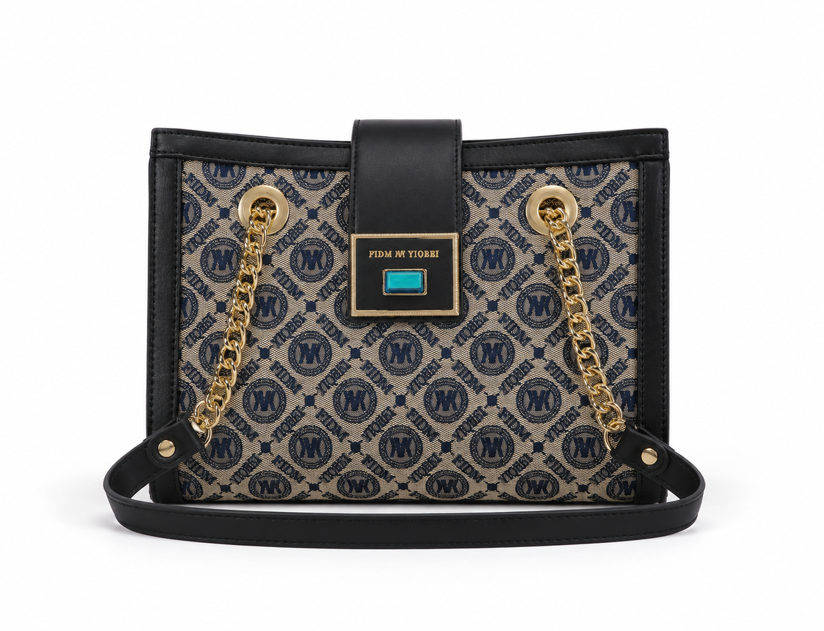 Monogram Chain Tote