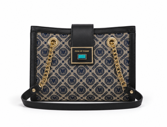 Monogram Chain Tote