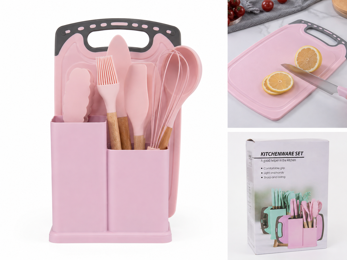 All-in-One Kitchenware Set - PINK