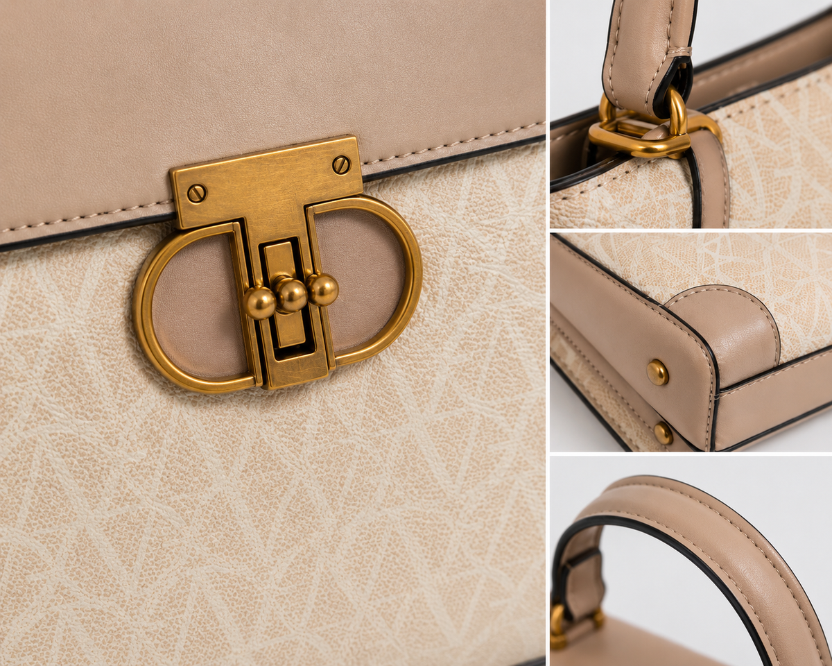 Aurelia Monogram Structured Handbag